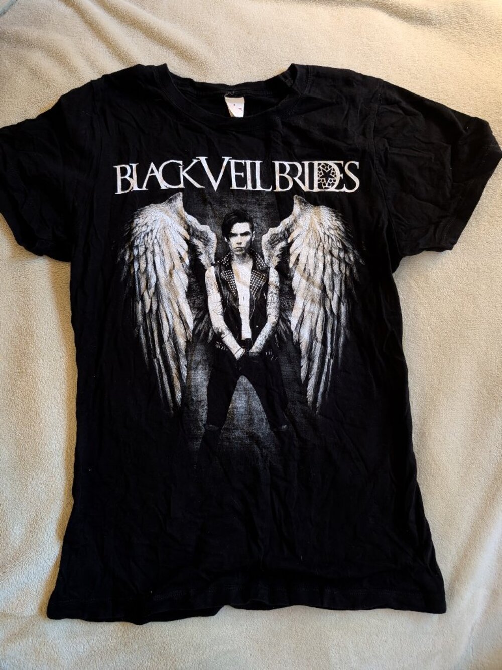 BLACK VEIL BRIDES Graphic Tee T Shirt Women's M Medium Girls Band Rock Music